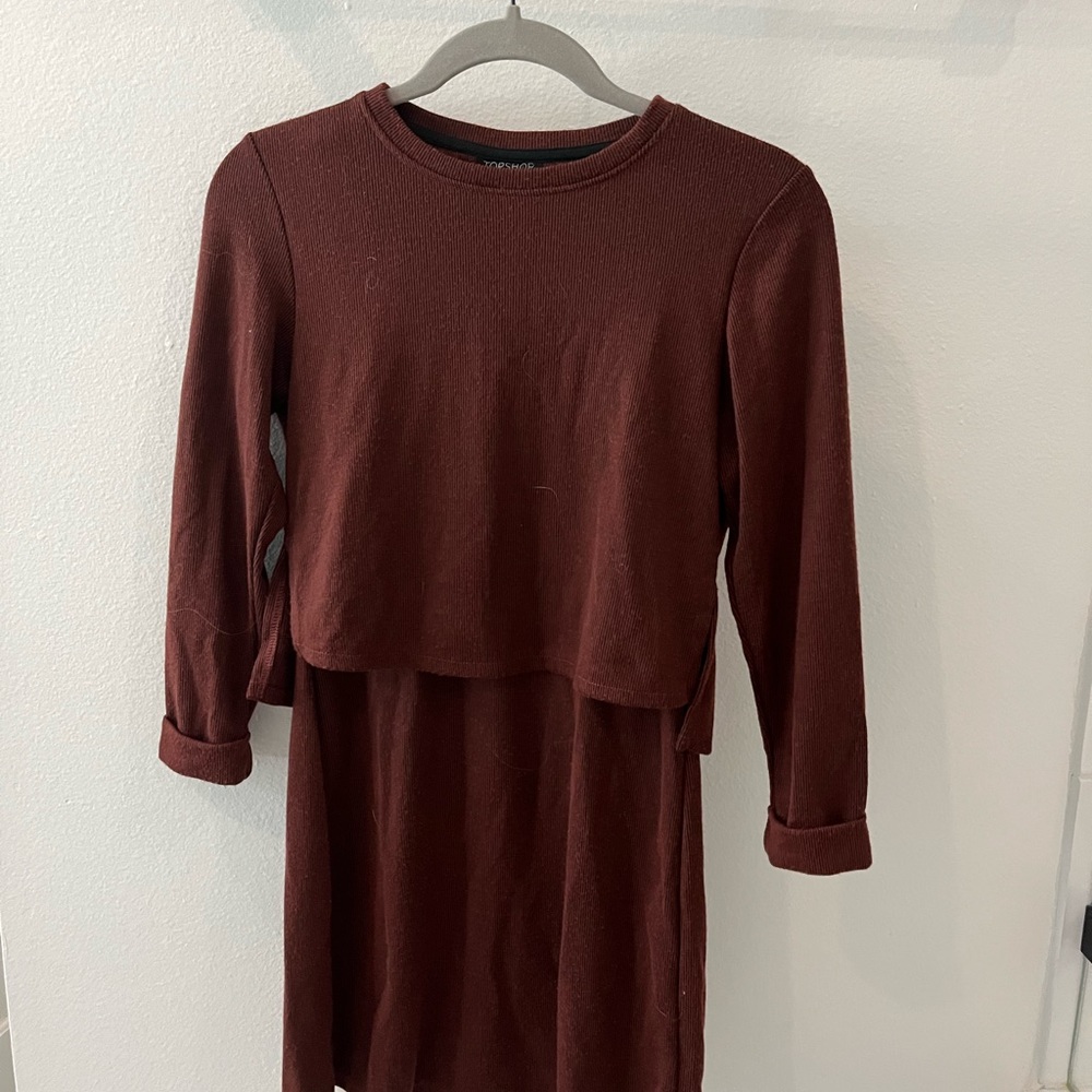 Women’s Burgundy Casual Dress - US 2